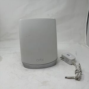 NETGEAR Orbi RBS750 Tri-Band AX4200 WiFi 6 Mesh Extender W Adapter White